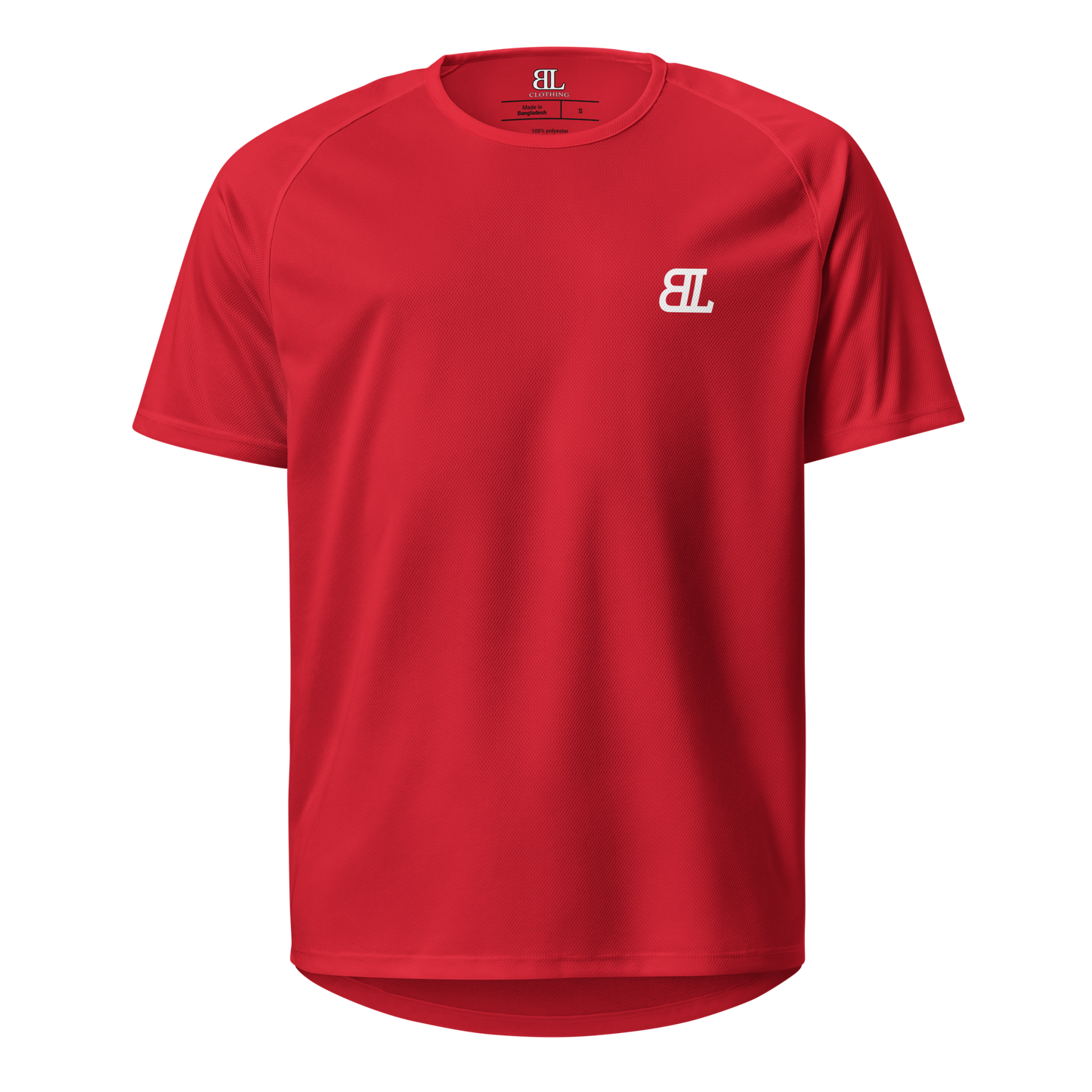 BL - Red/White- sports jersey