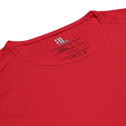 BL - Red/White- sports jersey